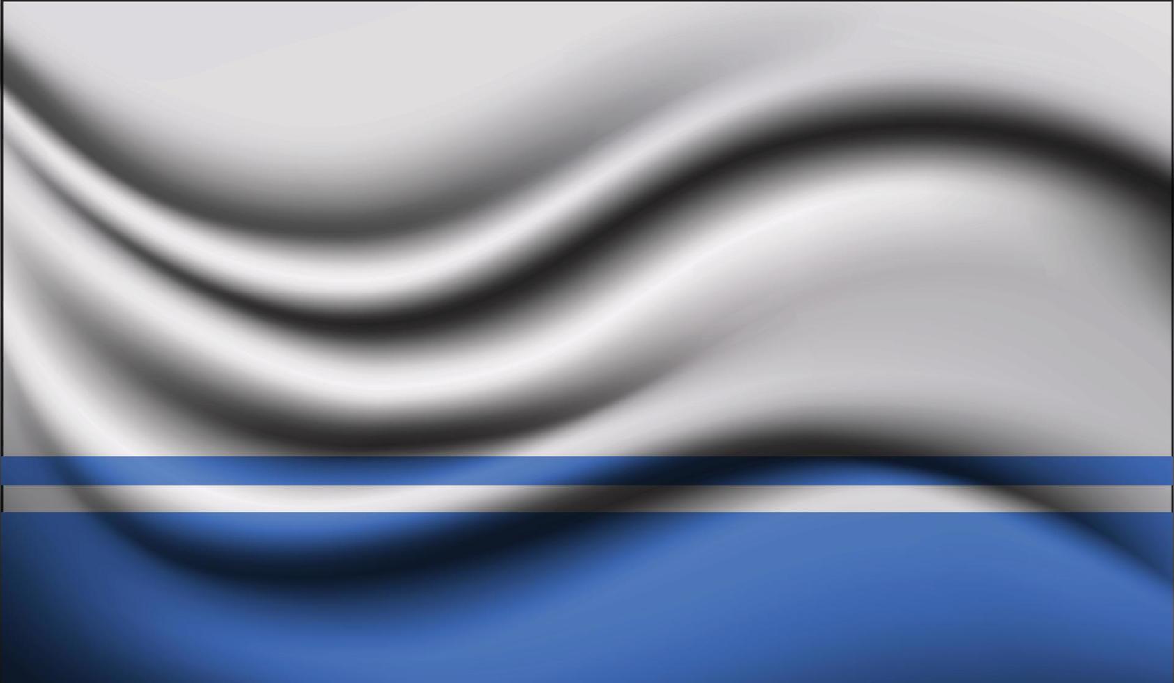 desenho de bandeira de ondulação realista da república altai vetor