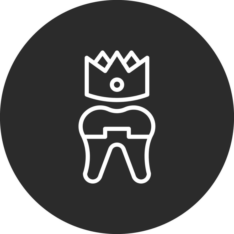 dental coroa vetor ícone