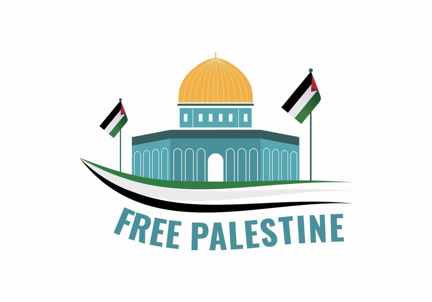 dia da independência da Palestina. salve Gaza, salve o fundo da humanidade, vetor