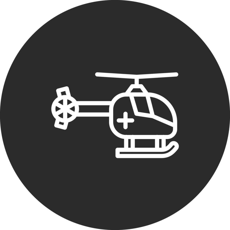 ícone de vetor de helicóptero