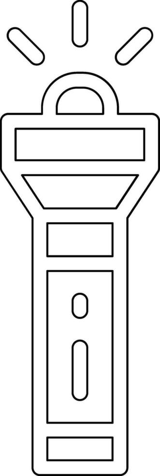 ícone de vetor de tocha