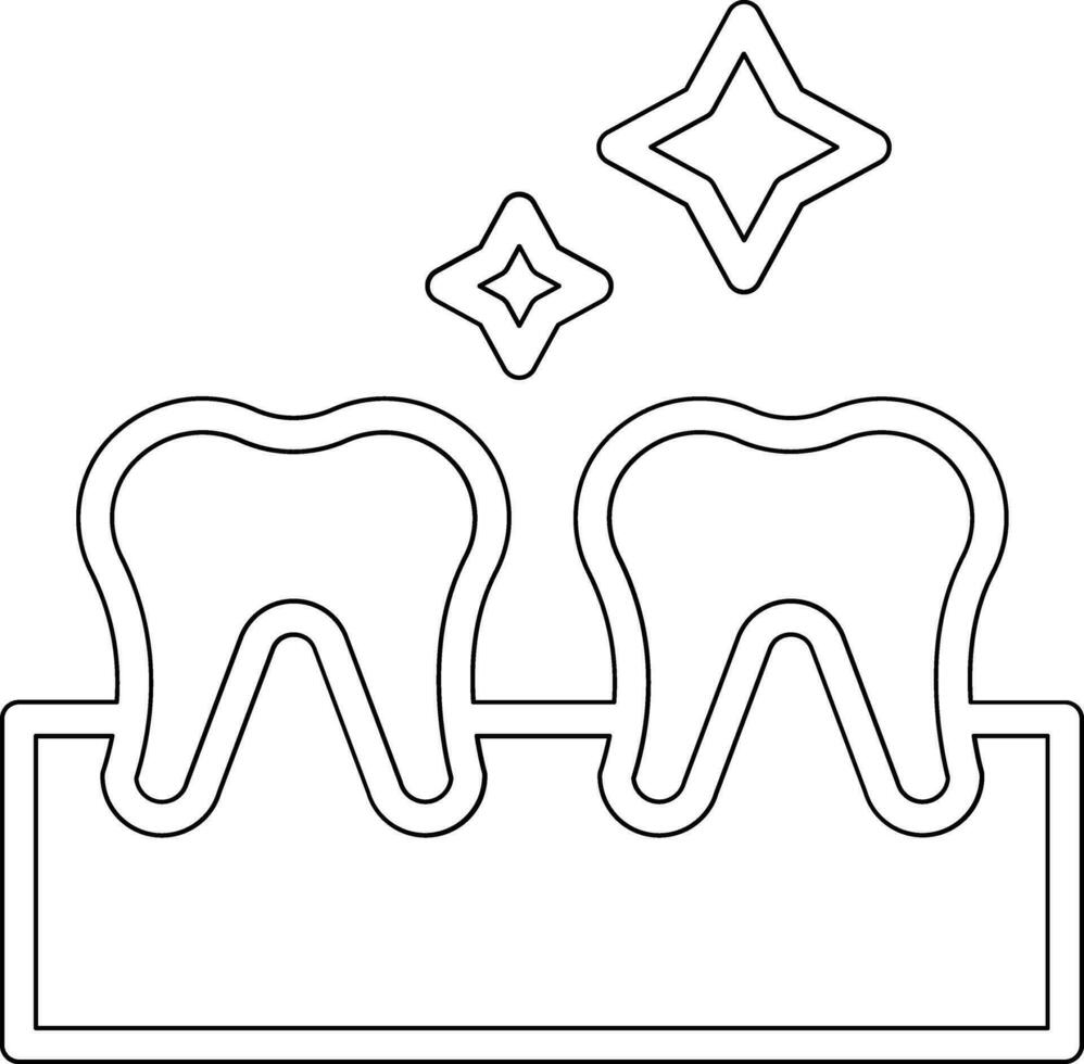 dental limpeza vetor ícone