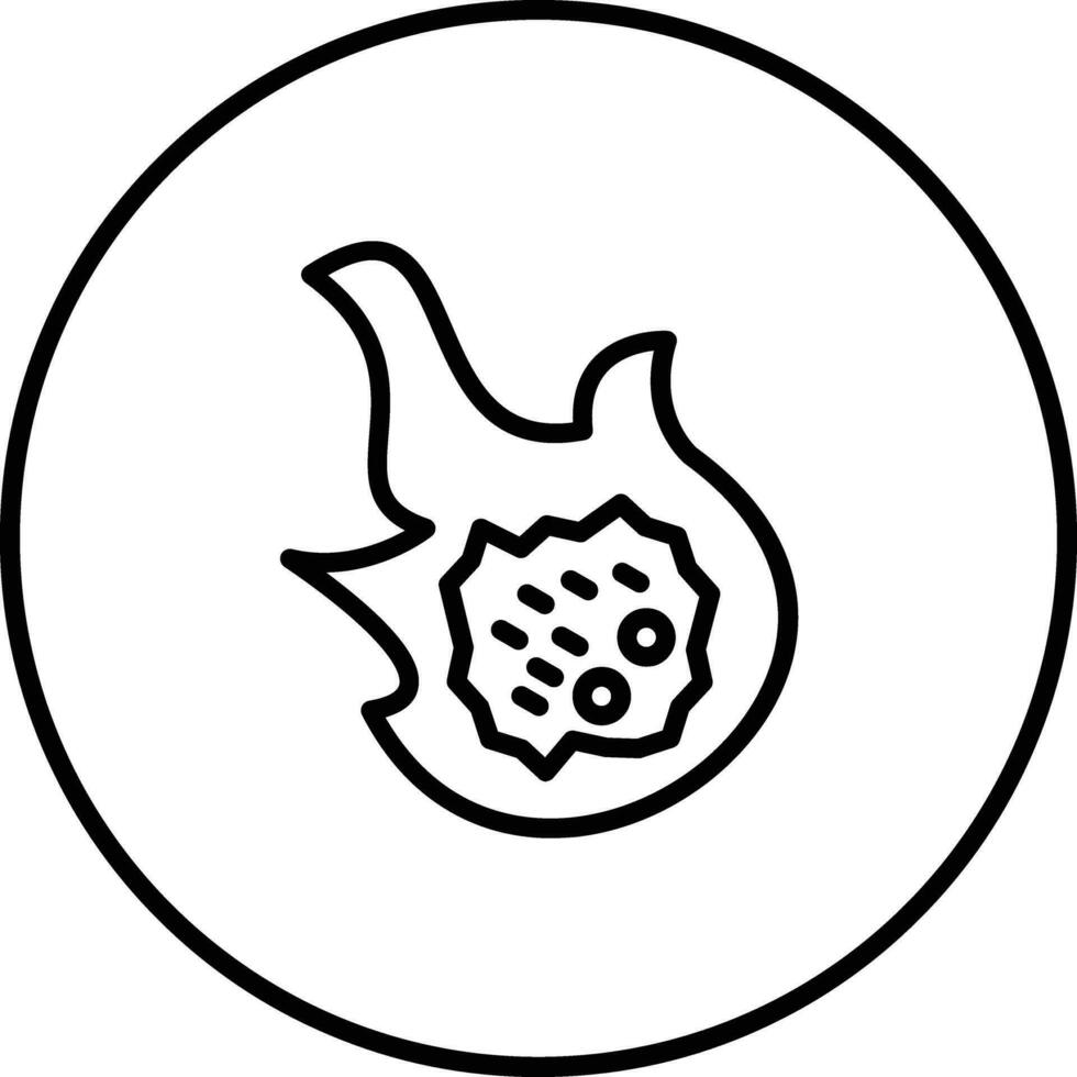 ícone de vetor de meteorito