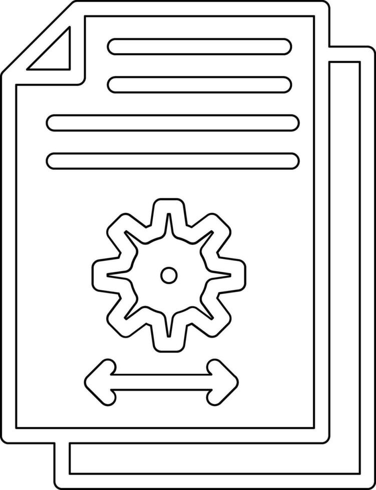 indústria documentos vetor ícone