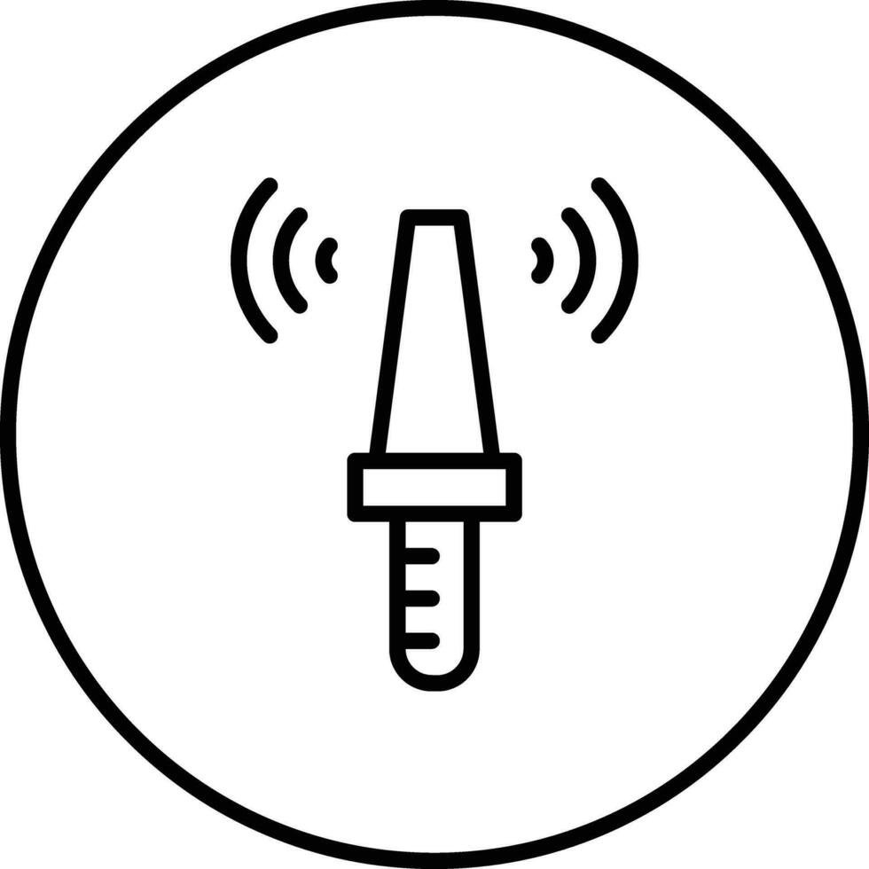 ícone de vetor de detector de metais