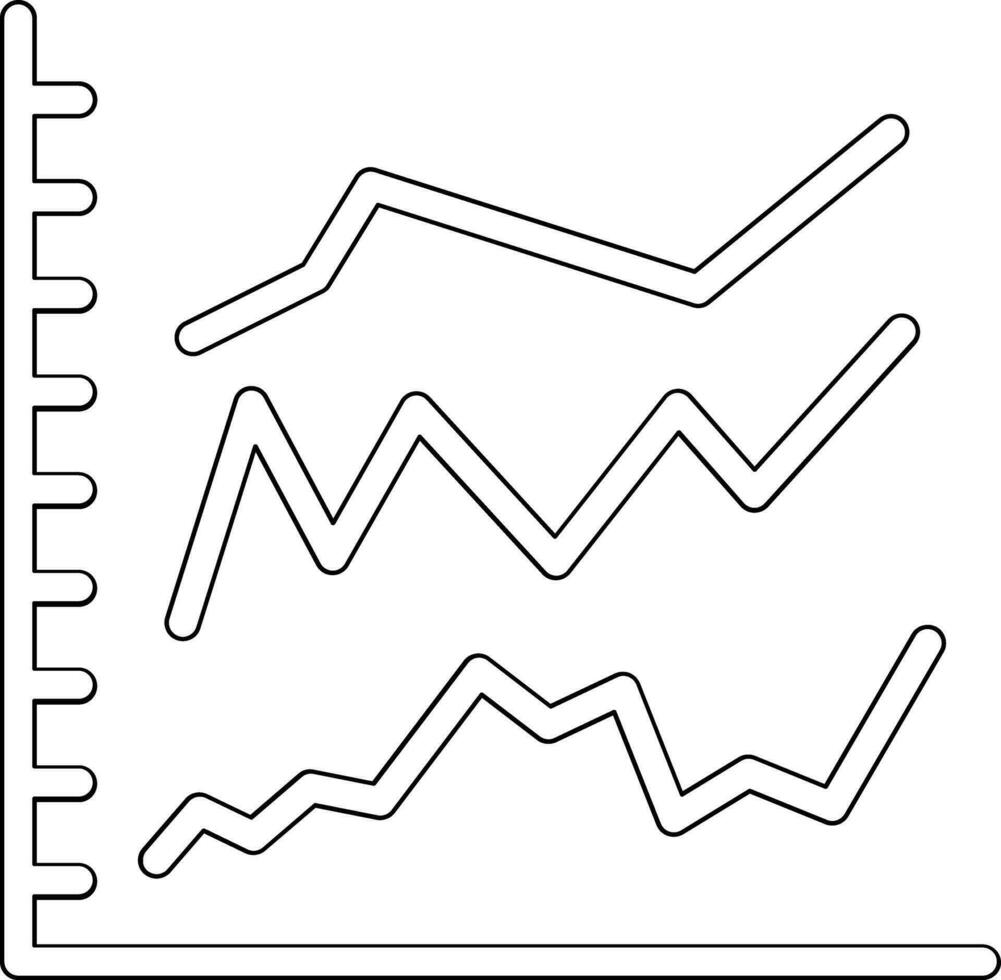 empilhado gráfico vetor ícone