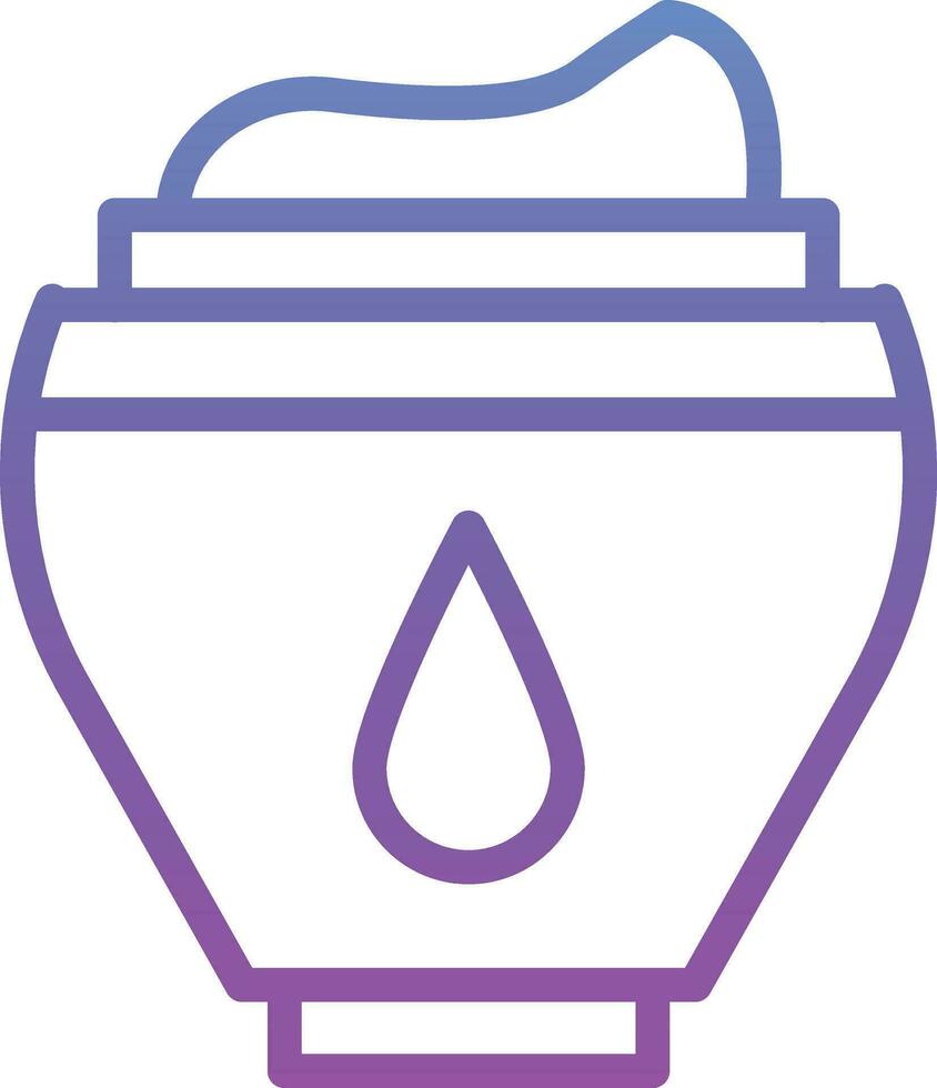 ícone de vetor de hidratante