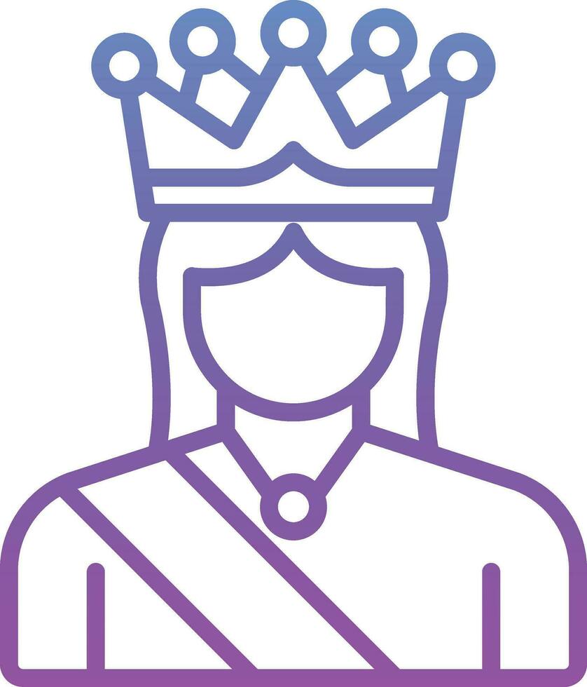 ícone do vetor rainha