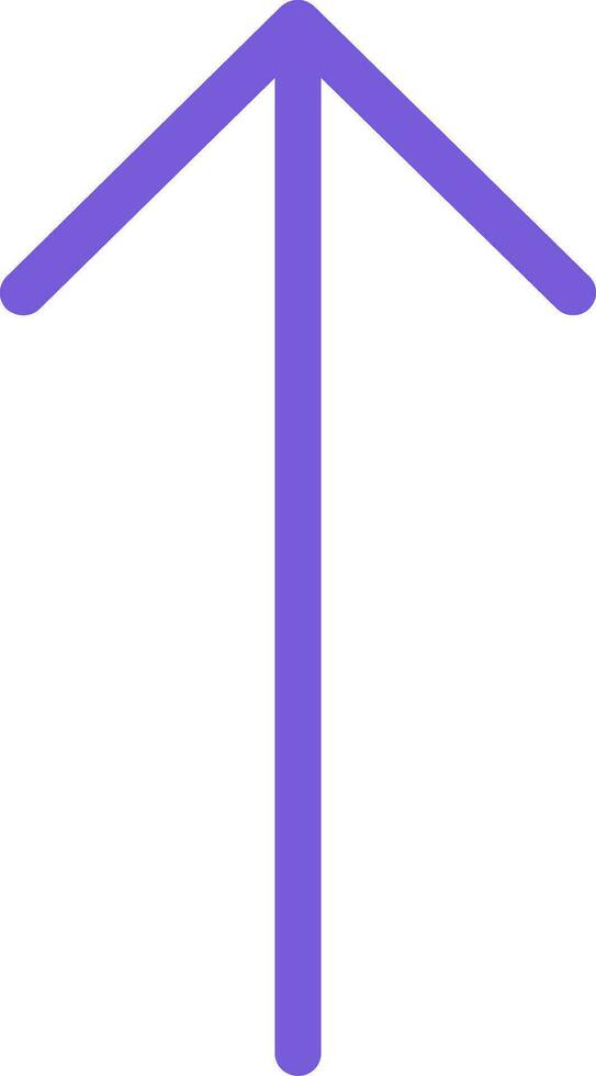 ícone de vetor de seta para cima