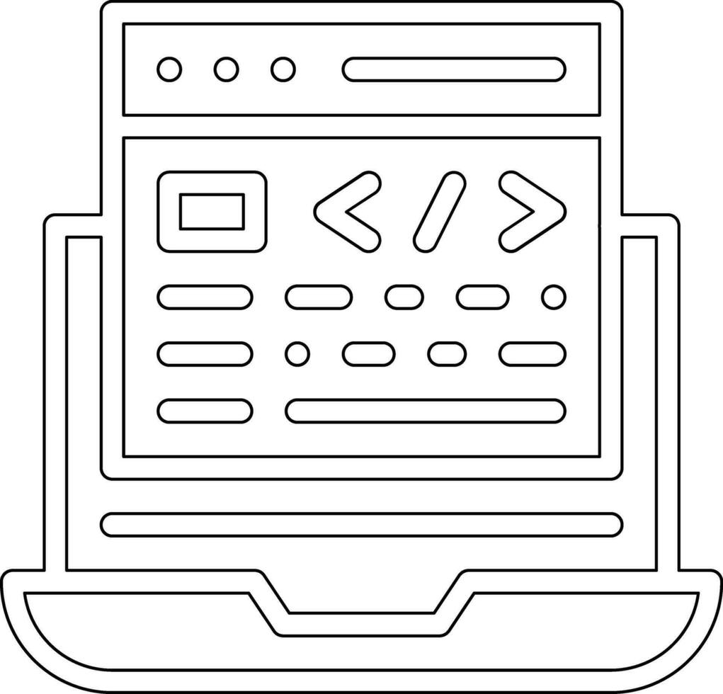 local na rede Internet codificação vetor ícone