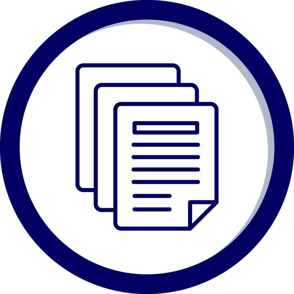 ícone de vetor de documento