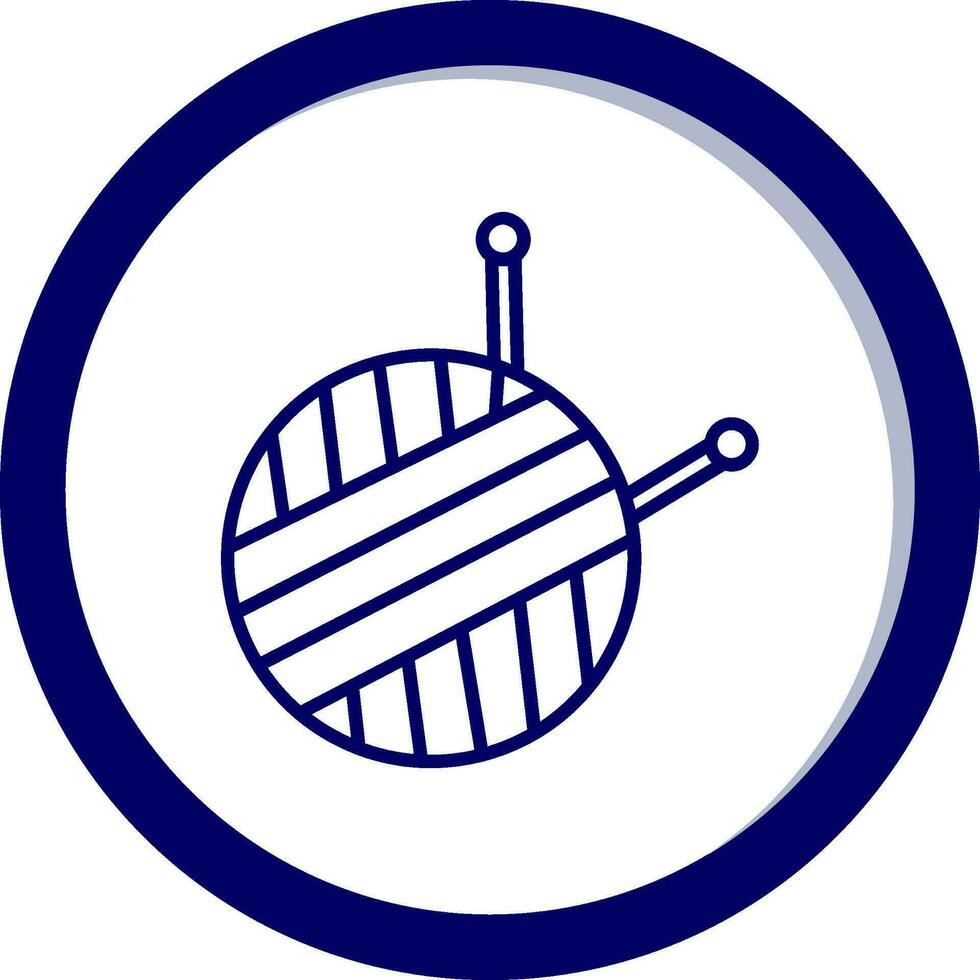 ícone de vetor de tricô