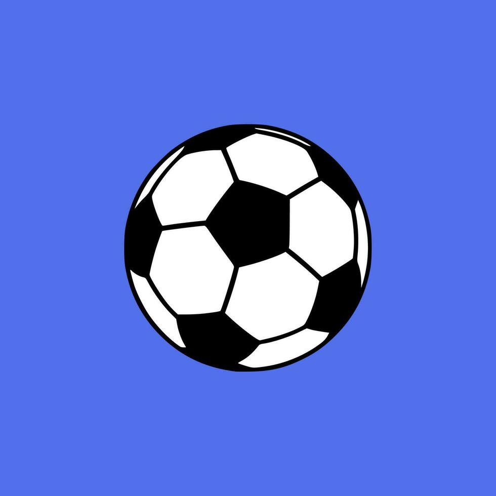 futebol. vetor ilustração do uma bola.