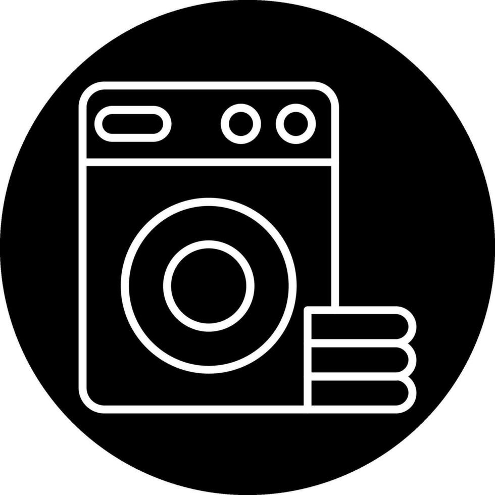 ícone de vetor de lavanderia