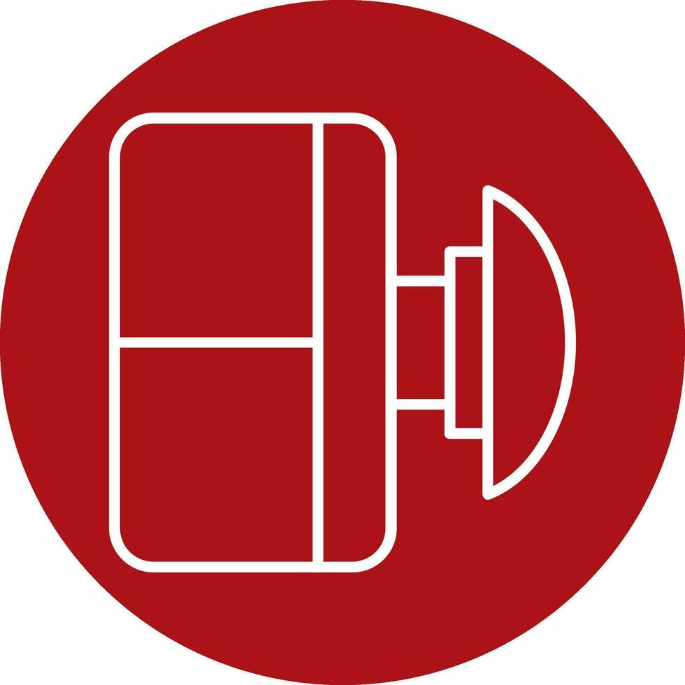 ícone de vetor de botão de emergência