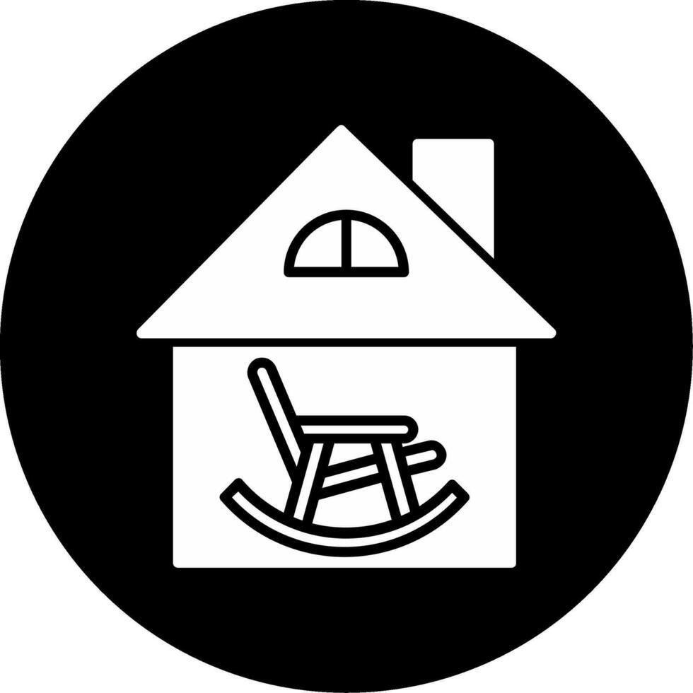 ícone de vetor de lar de idosos