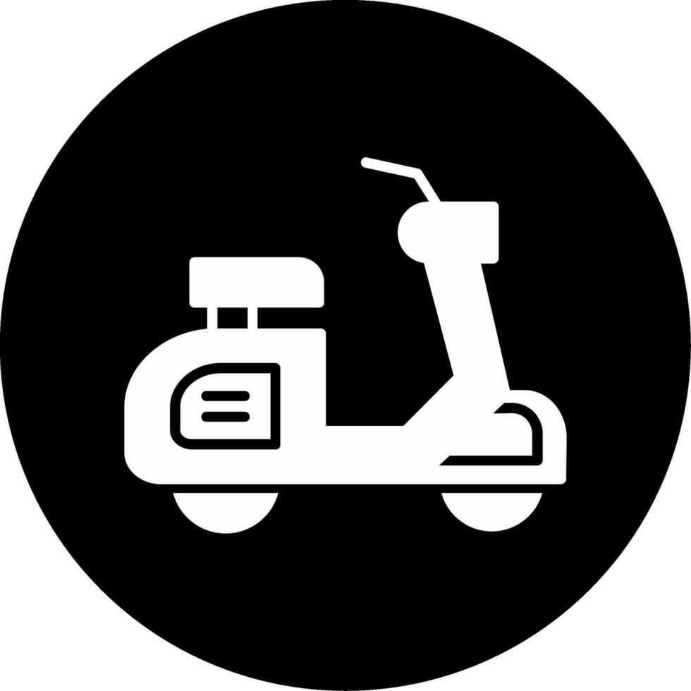 ícone de vetor de scooter