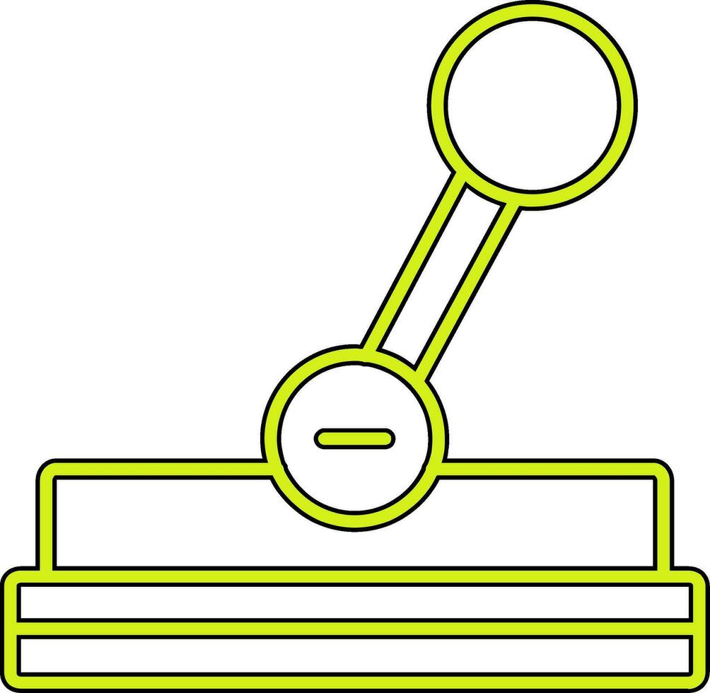 ao controle alavanca vetor ícone