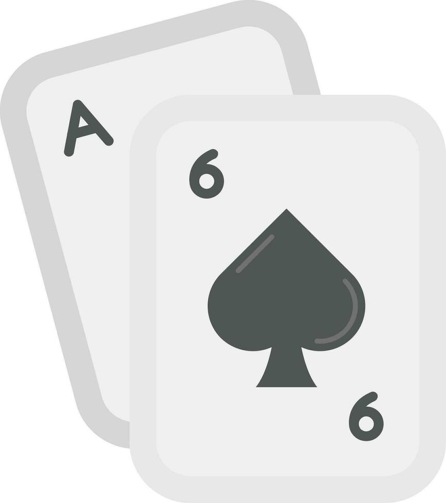pôquer cinzento escala ícone vetor