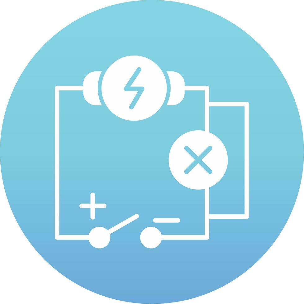 ícone de vetor de circuito elétrico