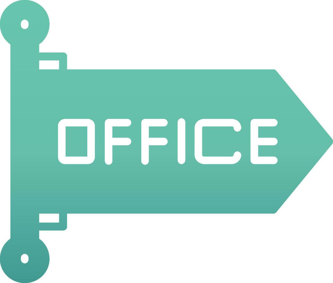 ícone de vetor de escritório