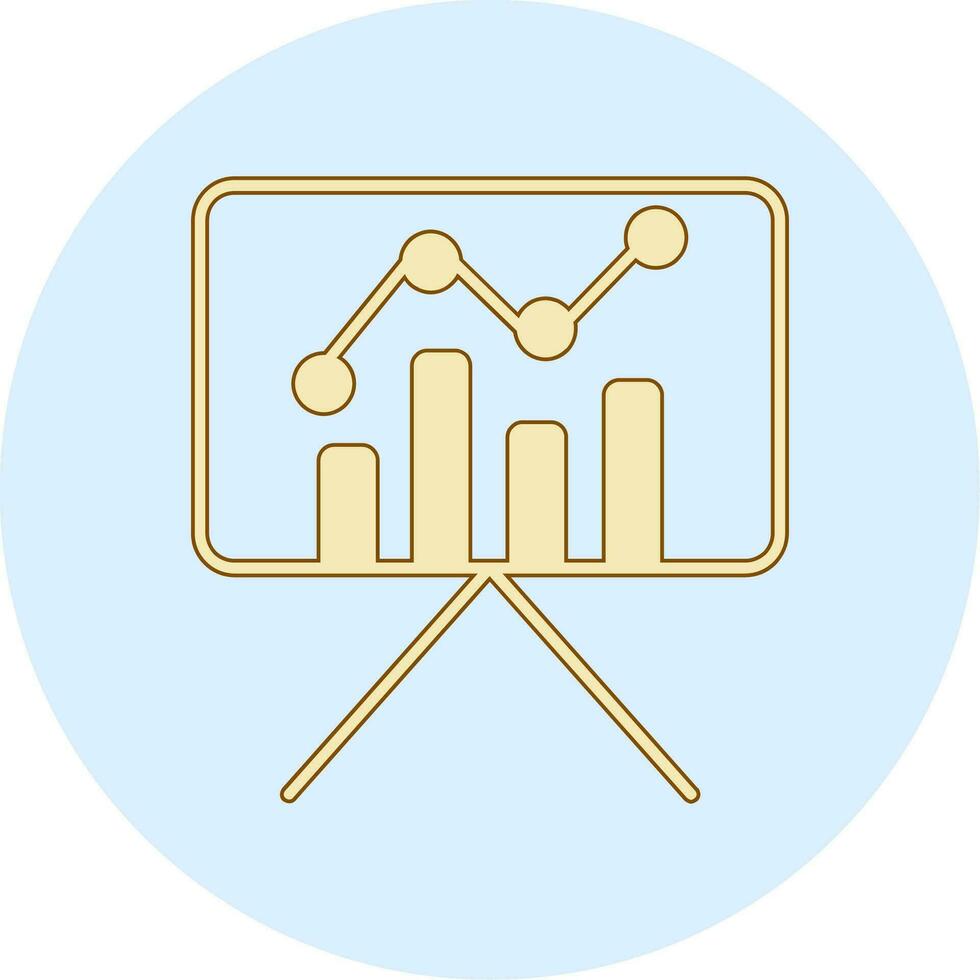 Estatísticas apresentação vetor ícone
