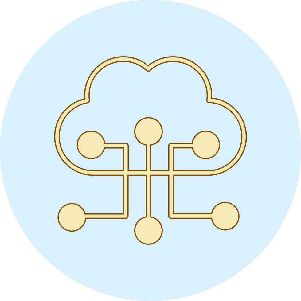 nuvem configuração vetor ícone
