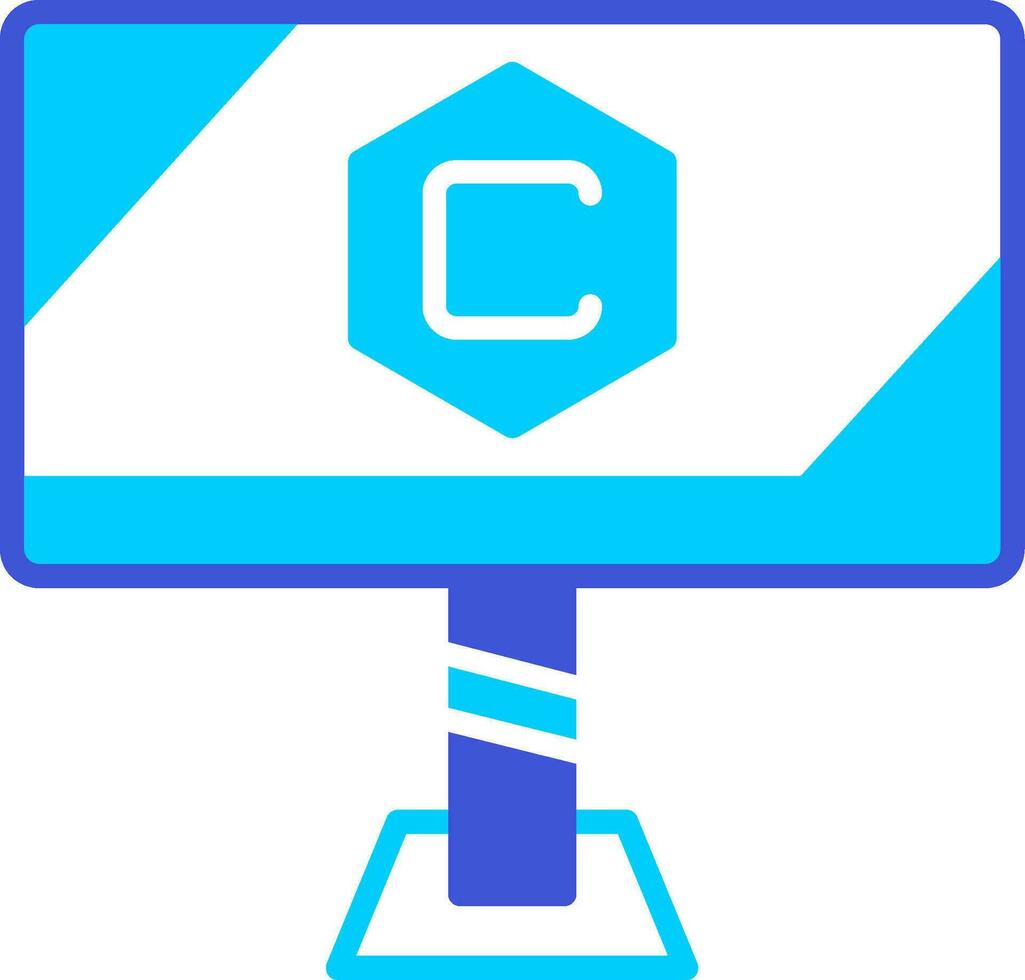 ícone de vetor de computador