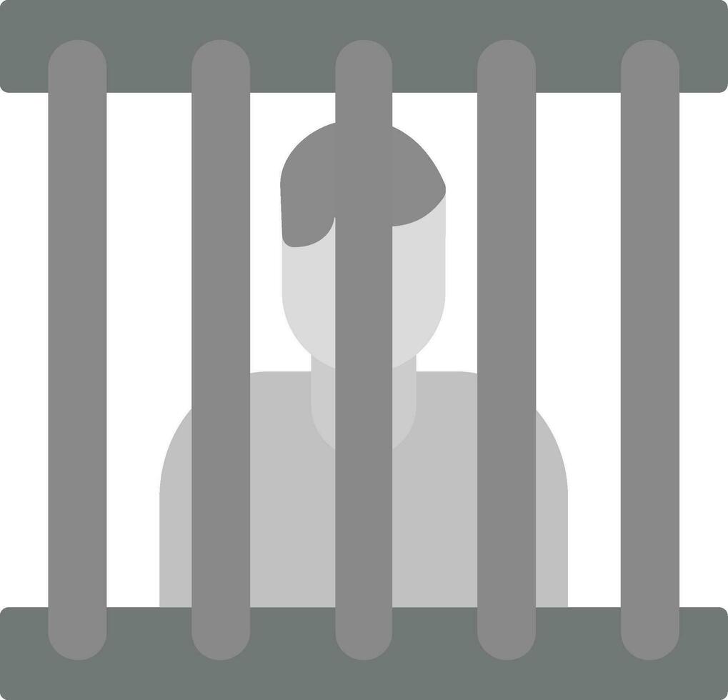 ícone de vetor de prisioneiro