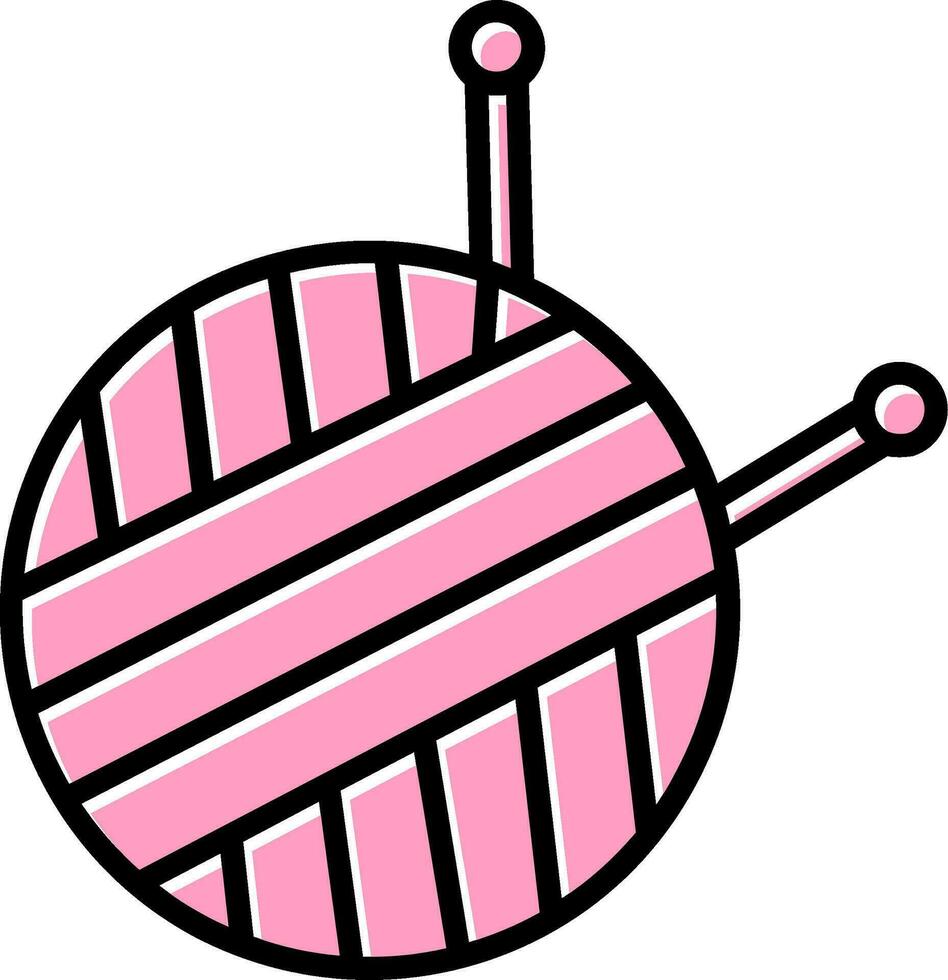 ícone de vetor de tricô