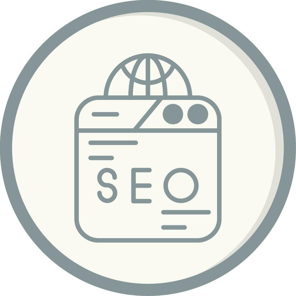 ícone de vetor seo