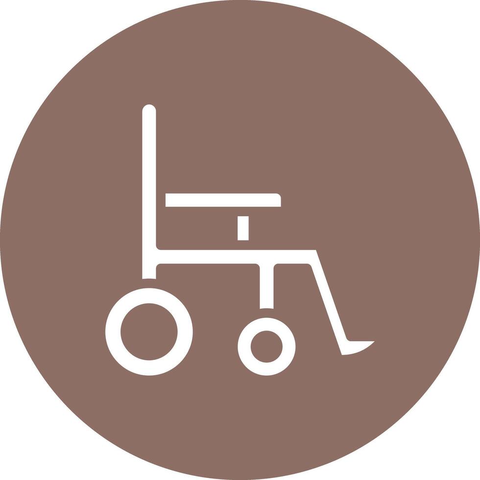 ícone de vetor de cadeira de rodas