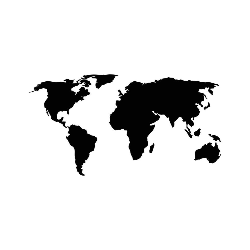 mundo mapa ícone vetor Projeto