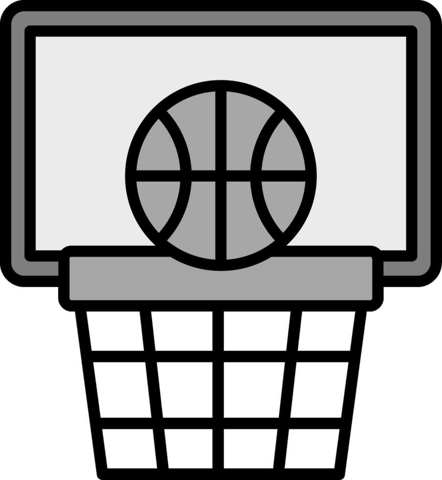 ícone de vetor de basquete