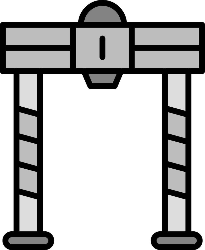 ícone de vetor de detector de metais