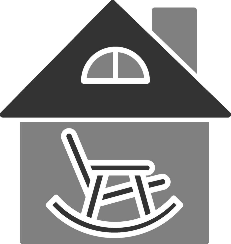 ícone de vetor de lar de idosos