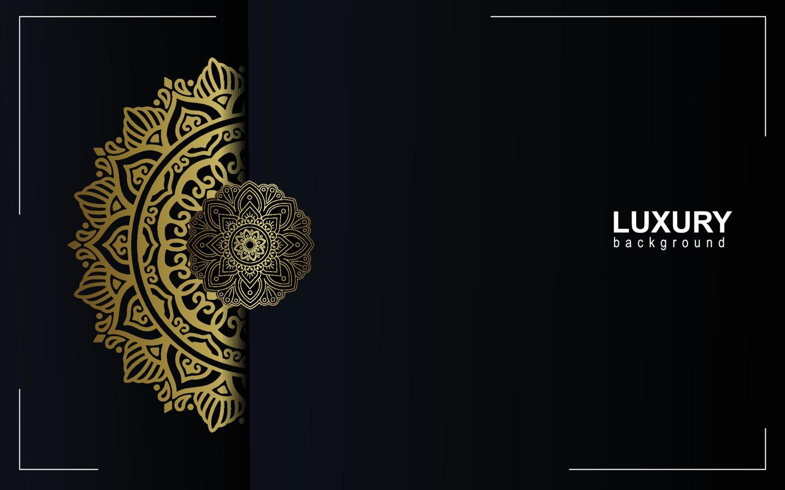 Fundo de mandala ornamental de luxo com padrão oriental islâmico árabe estilo premium vetor vecto gratuito