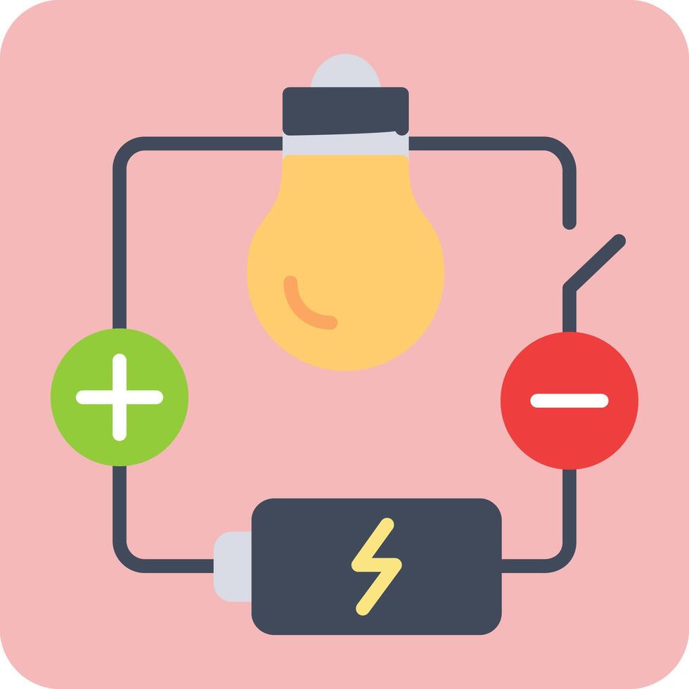 ícone de vetor de circuito elétrico