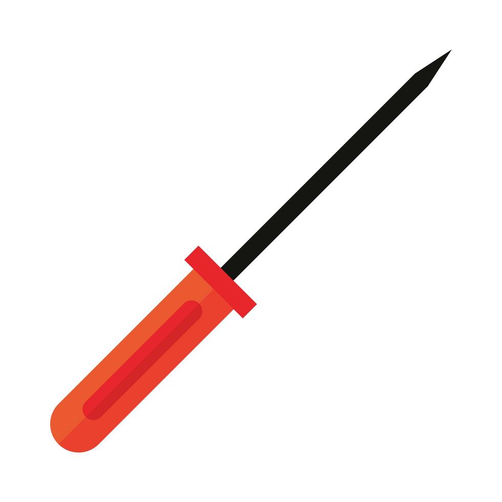 ícone de ferramenta de chave de fenda vetor