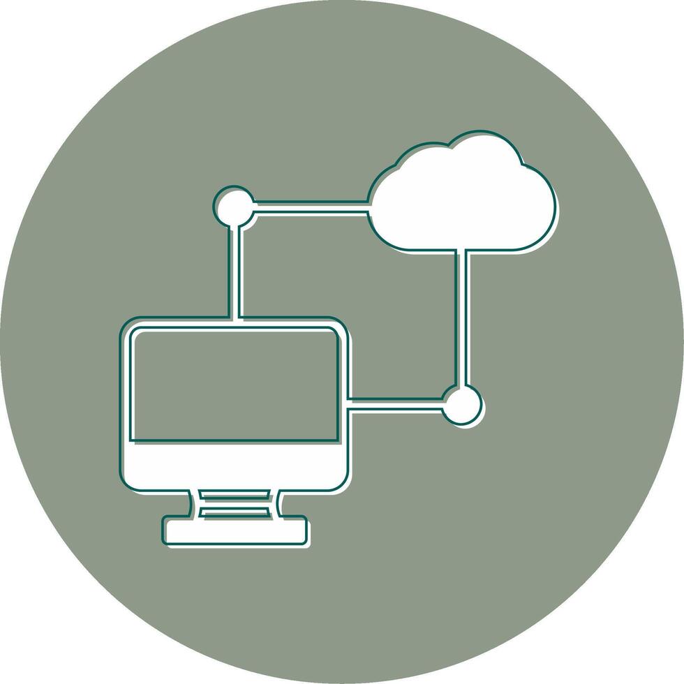 ícone de vetor de transferência de dados