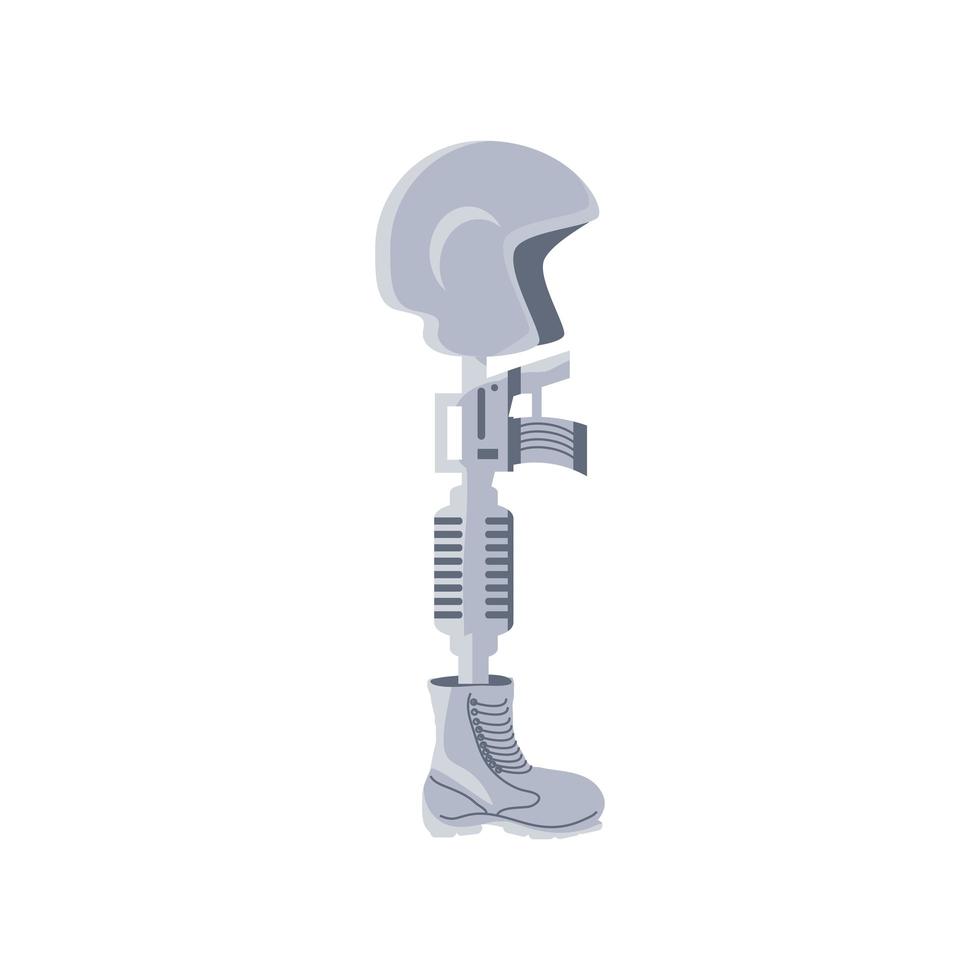 soldado equipamento militar vetor