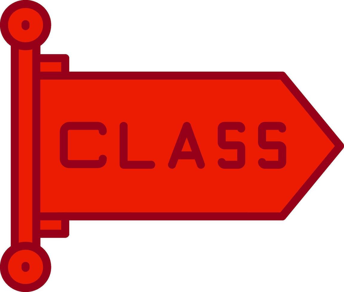 ícone de vetor de classe