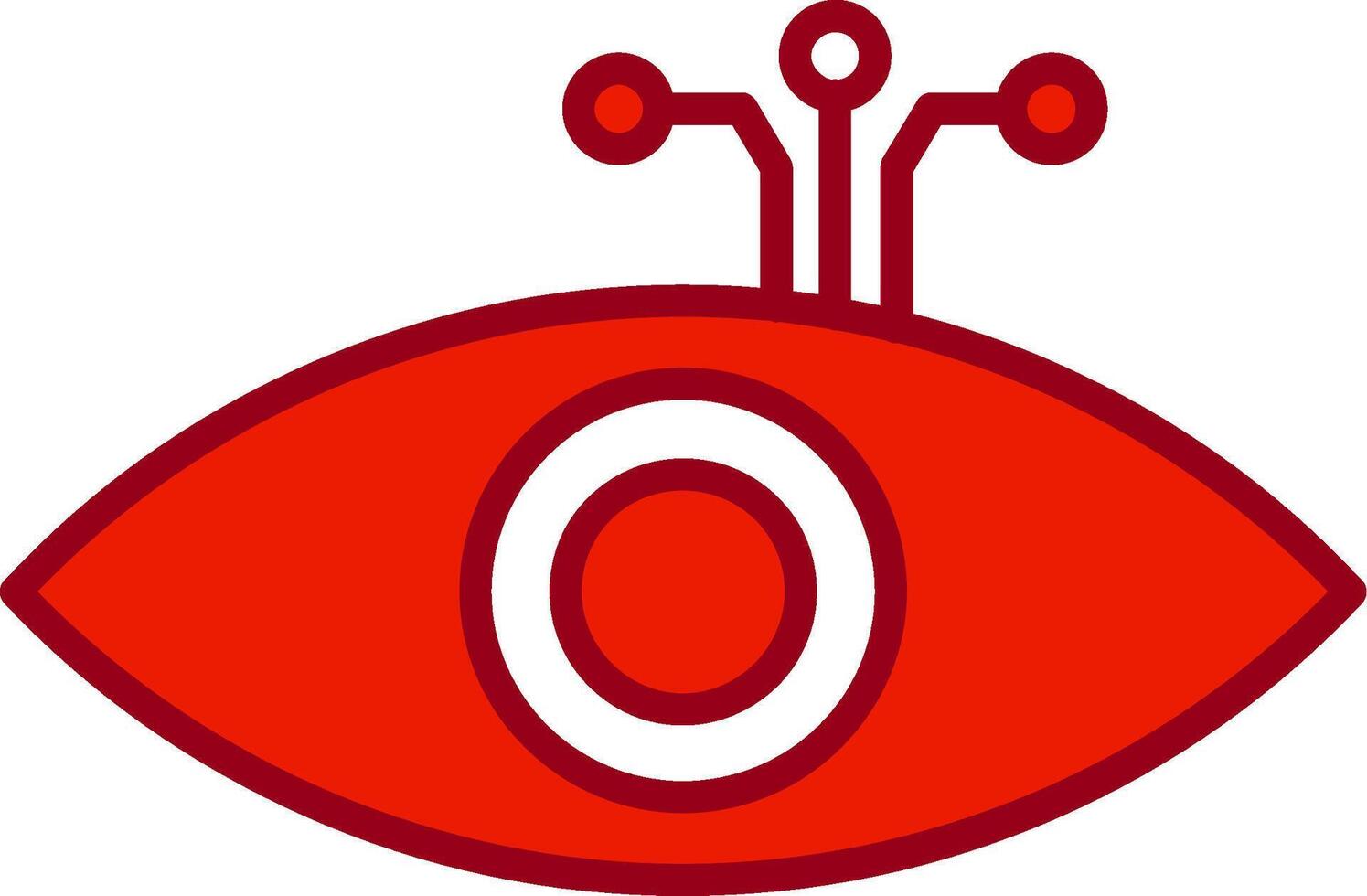 ícone de vetor de olho