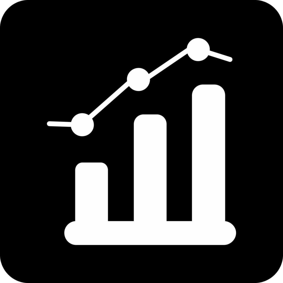 ícone de vetor de gráfico de barras