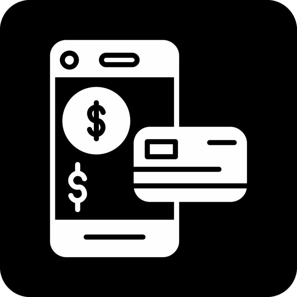 ícone de vetor de pagamento online