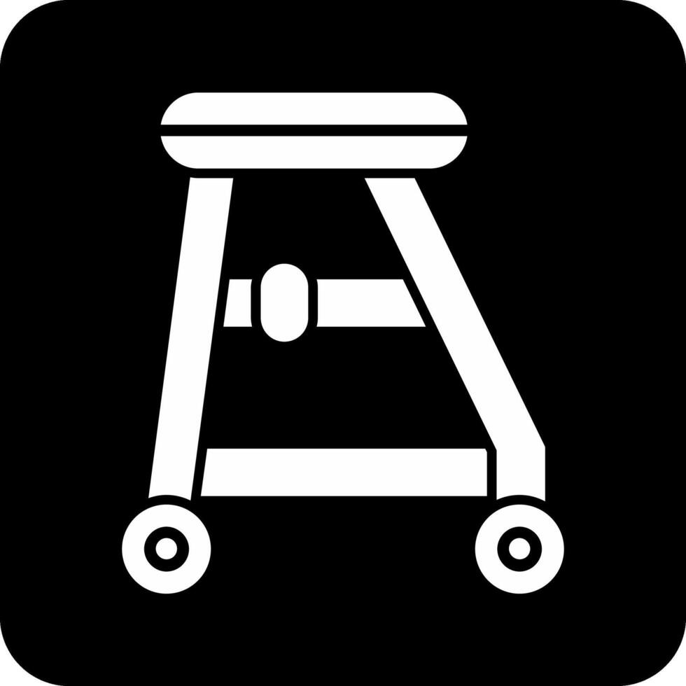 ícone de vetor de andador