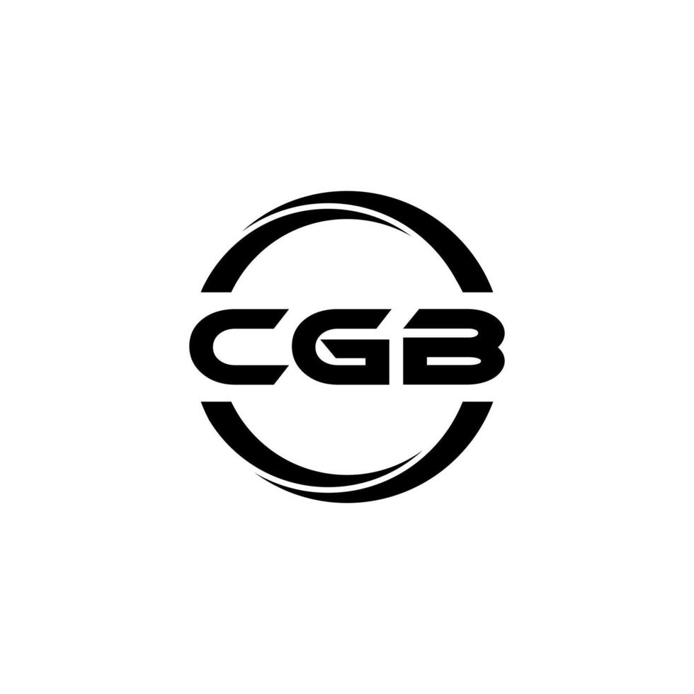 cgb carta logotipo projeto, inspiração para uma único identidade. moderno elegância e criativo Projeto. marca d'água seu sucesso com a impressionante isto logotipo. vetor