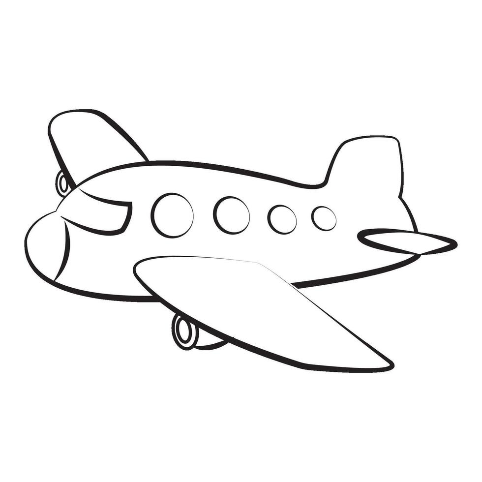 modelo de design de vetor de logotipo de ícone de avião