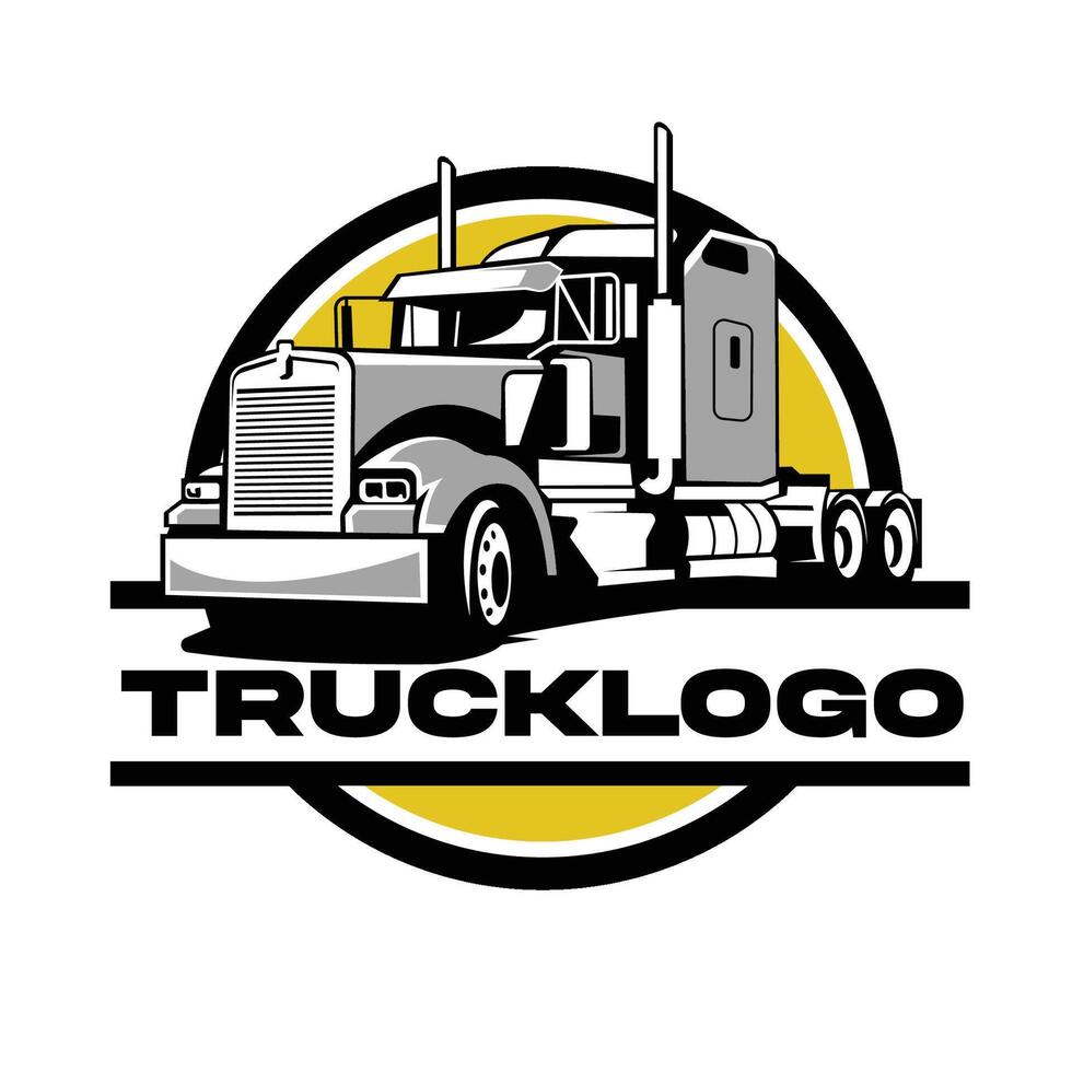 caminhão logotipo modelo vetor Projeto