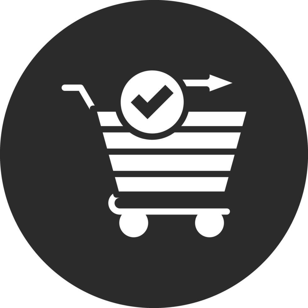 ícone de vetor de checkout